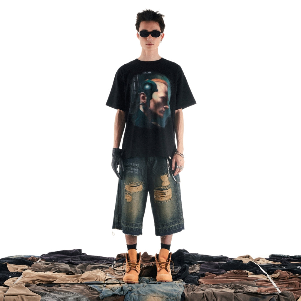 Áo Thun Bad Cyborg Is Sleepin' Tee - Lazy Think Collection - Local Brand Chính Hãng