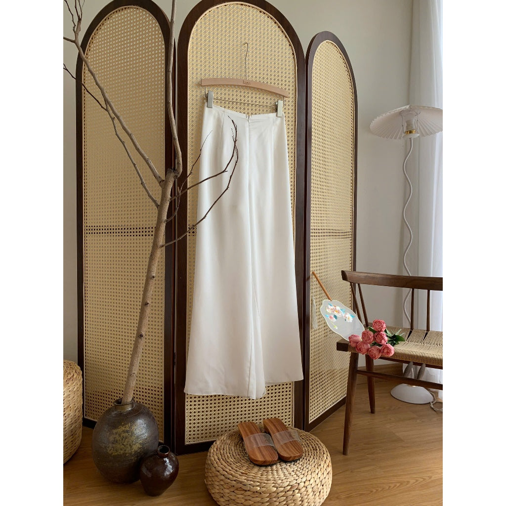 Innovative long dress with pearl silk design in 5 colors - QD001 Lana Design