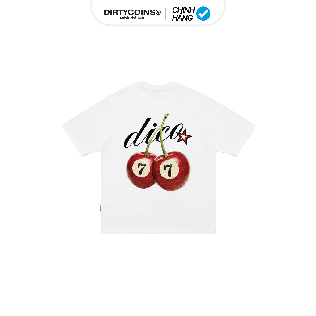 Áo Thun DirtyCoins Seven Cherry White