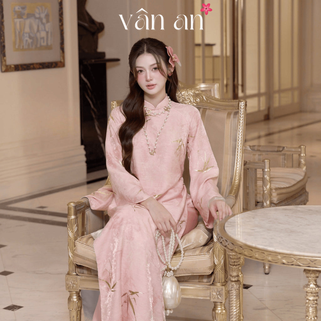 [VAN AN - TET 2026] VY AN Ao Dai - Long Style, Long Sleeves With 4-Panel Design - High Quality Silk Material - (AVAILABLE)