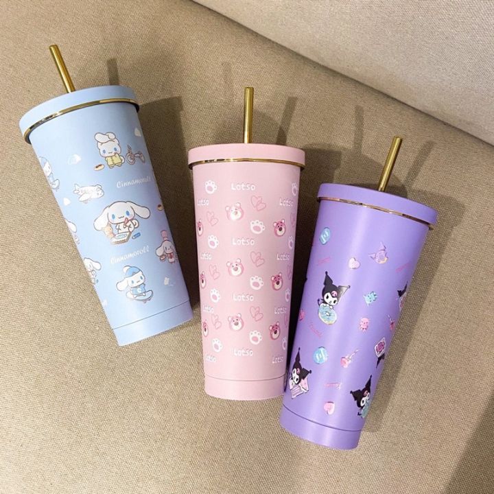 (Quà Tặng) Bình Giữ Nhiệt Hoạt Hình Cao Cấp Tiện Lợi 750ml – Ly Giữ Nhiệt Dễ Thương Cho Bé & Người Lớn A981