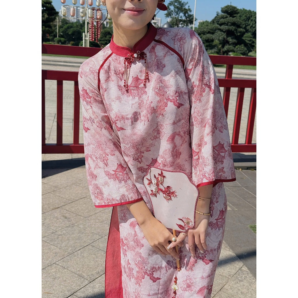 [PRE-ORDER] Yen Uyen 4-panel modernized ao dai 