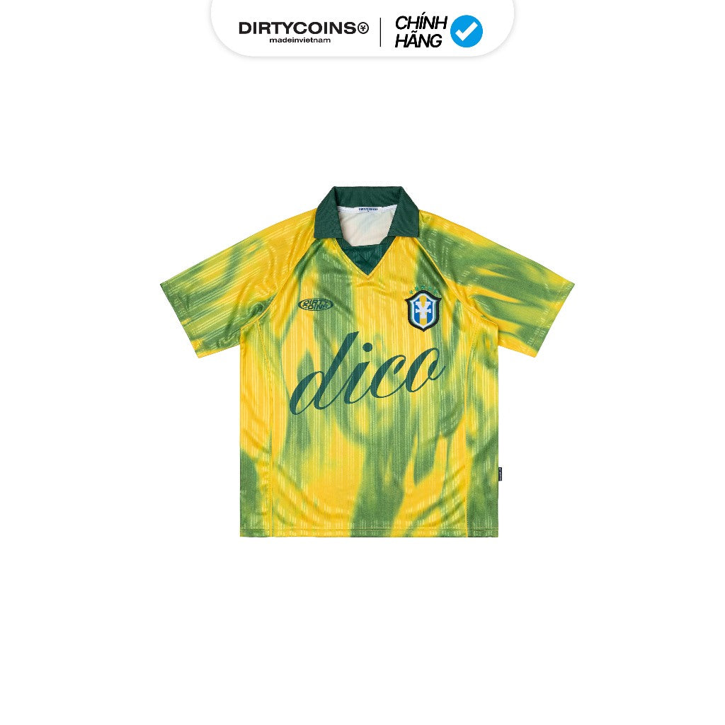 DirtyCoins Soccer Jersey Wild Fire Green T-Shirt