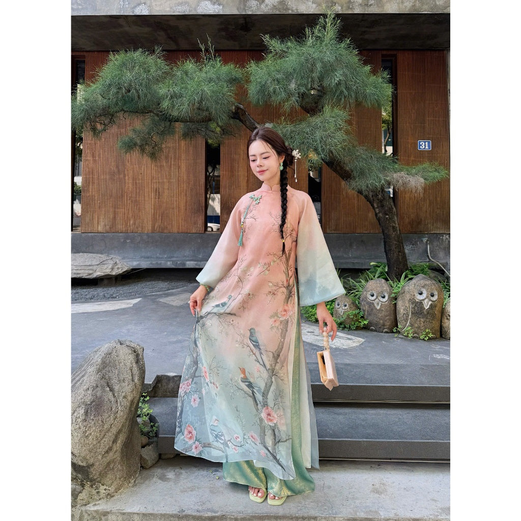 [PRE-ORDER] Du Nien 4-panel modernized ao dai 