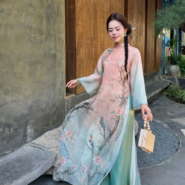 [PRE-ORDER] Du Nien 4-panel modernized ao dai 