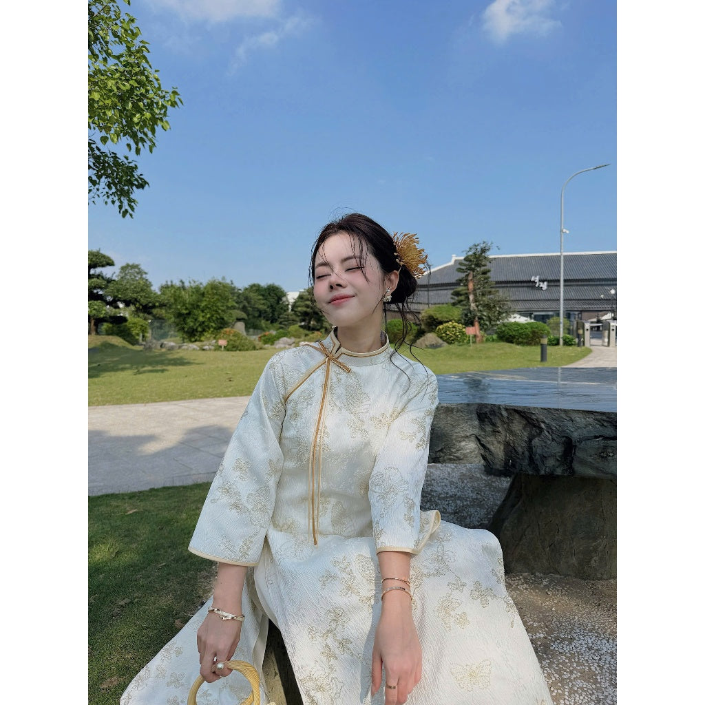 [PRE-ORDER] My Anh 4-panel modernized ao dai 