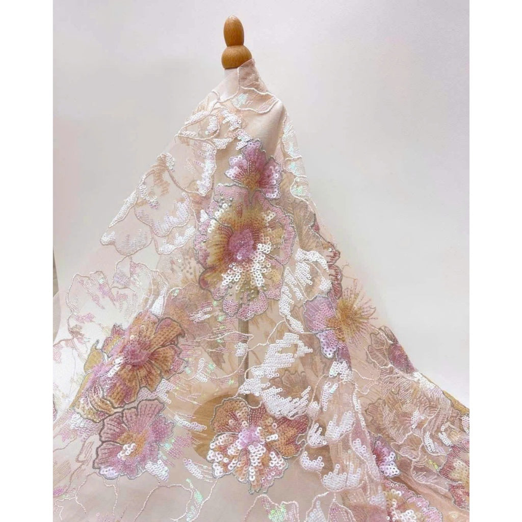 [PRE-ORDER] Thanh Lan Ao Dai with Outstanding Patterns, Straight Cut with Pants