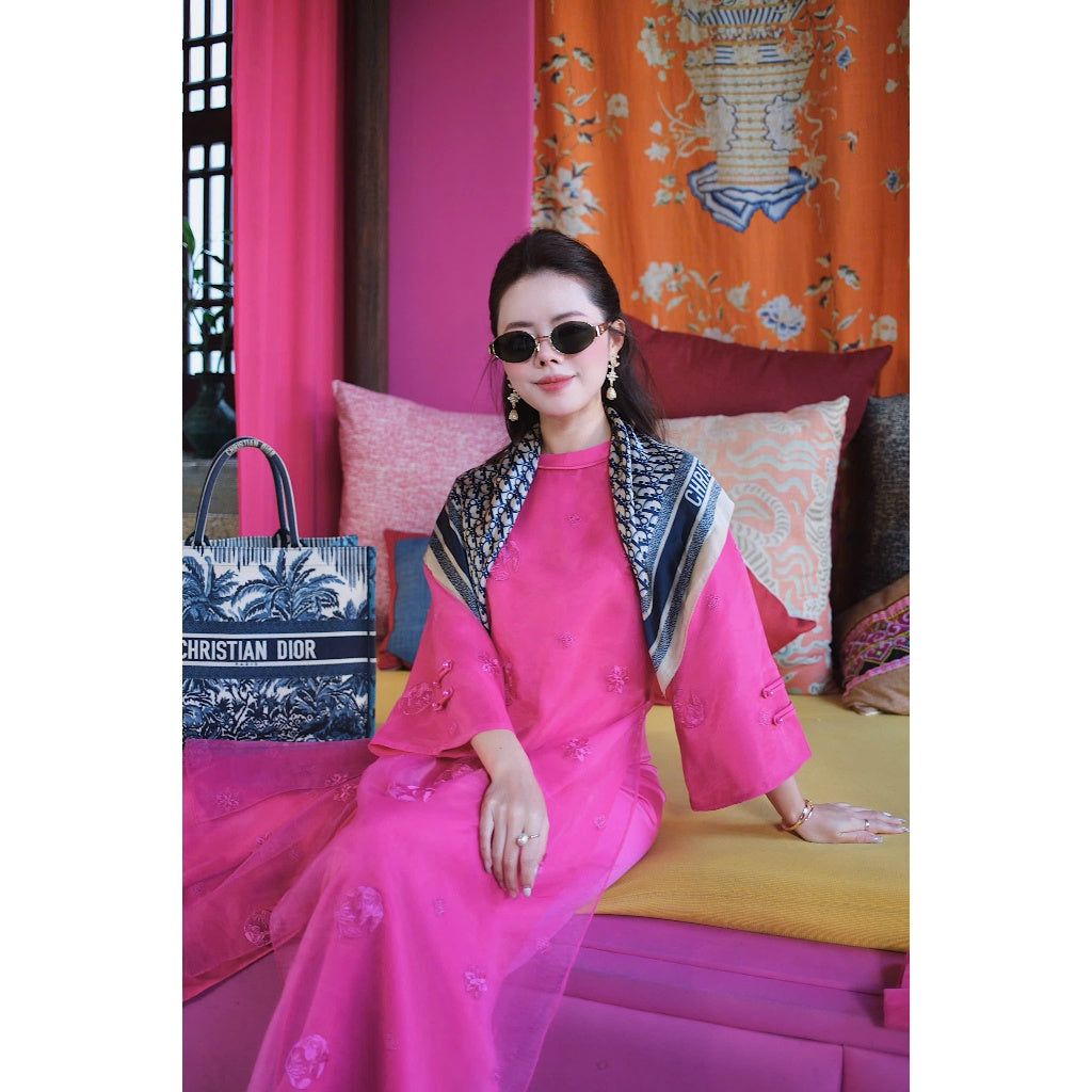 [PRE-ORDER] Hong Dien 4-panel modernized Ao Dai 