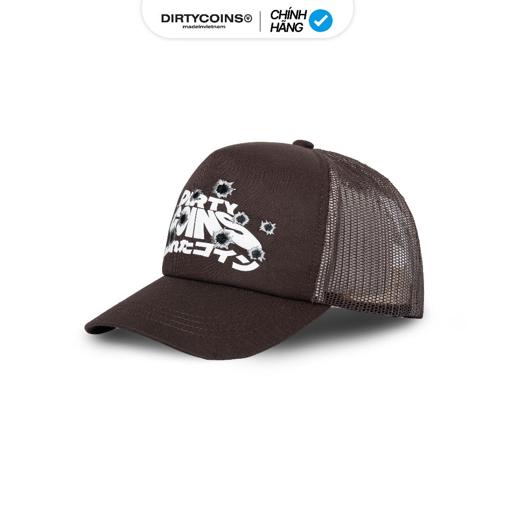 Mesh Cap DirtyCoins Wavy Get Shoot Brown