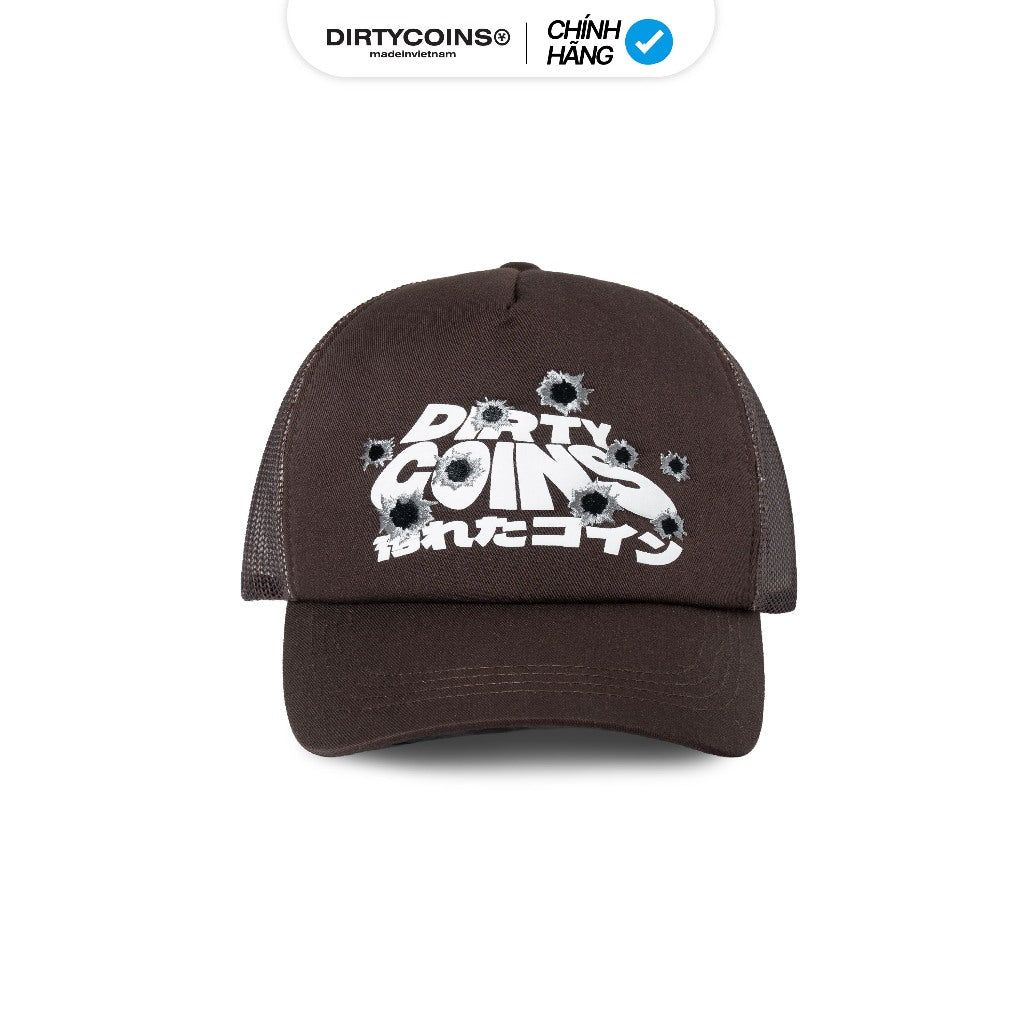 Mesh Cap DirtyCoins Wavy Get Shoot Brown
