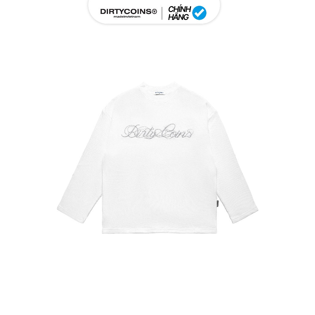 Waffle DirtyCoins Script Long Sleeve T-Shirt