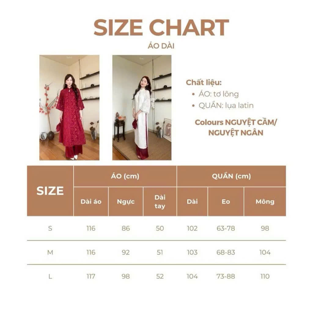 Innovative ao dai designed by Nguyet Cam - Nguyet Ngan with high-quality silk and feathers, embossed patterns, delicate neckline - SD009 LANA DESIGN