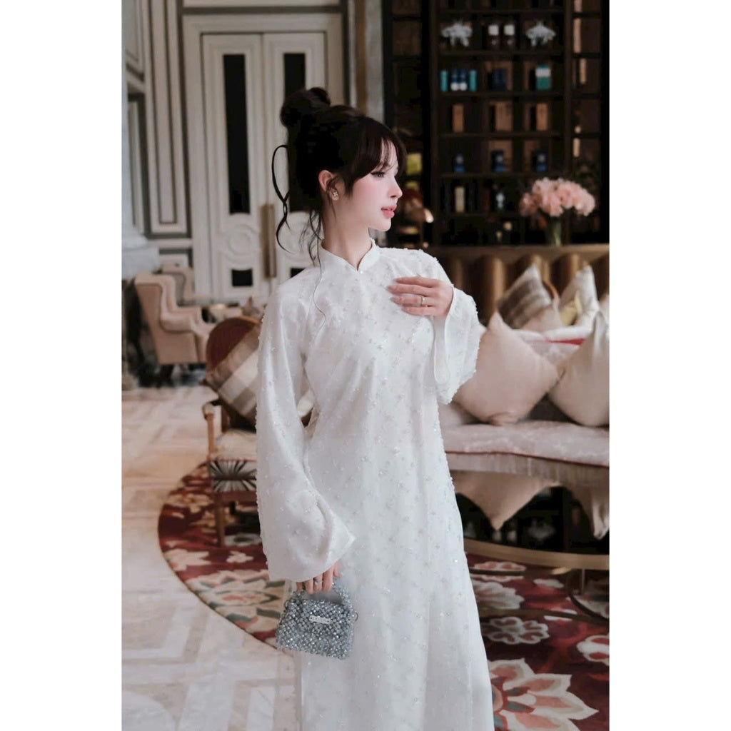 [PRE-ORDER] Luxurious sequin Ao Dai with pants