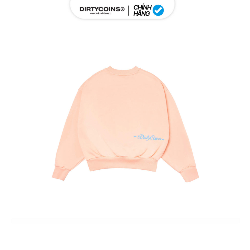 [DCxRS] Áo Sweatshirt DirtyCoins Big Logo Printed Orange