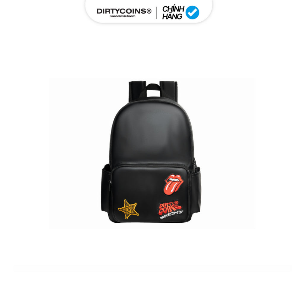[DCxRS] DirtyCoins Embroidery Logo Black Backpack