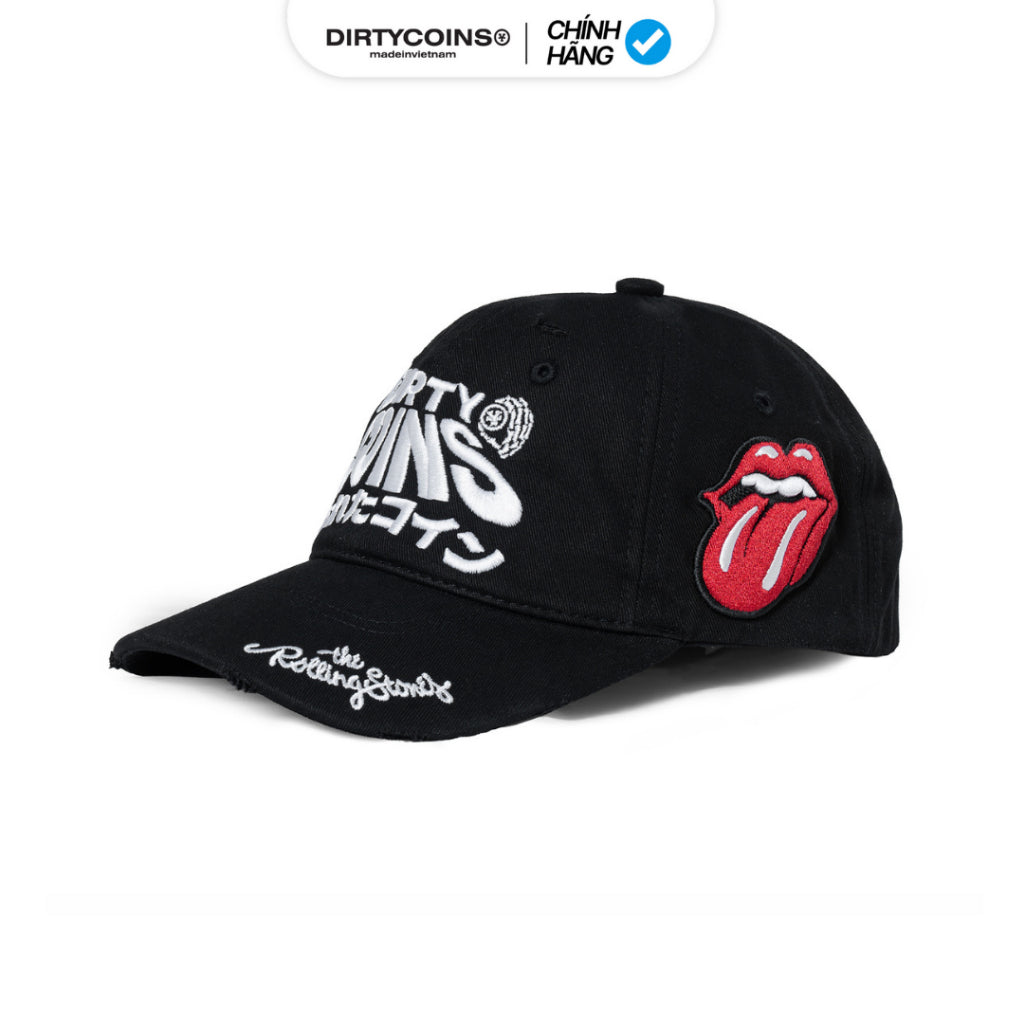 [DCxRS] DirtyCoins Logo Wavy Embroidery Black Hat