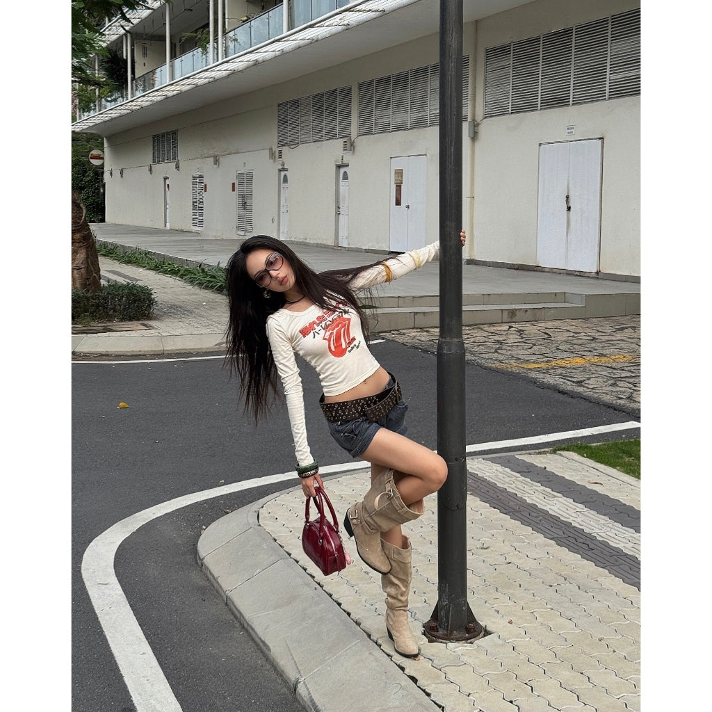 [DCxRS] Áo Thun Tay Dài Fitted Japan Inspired Tan