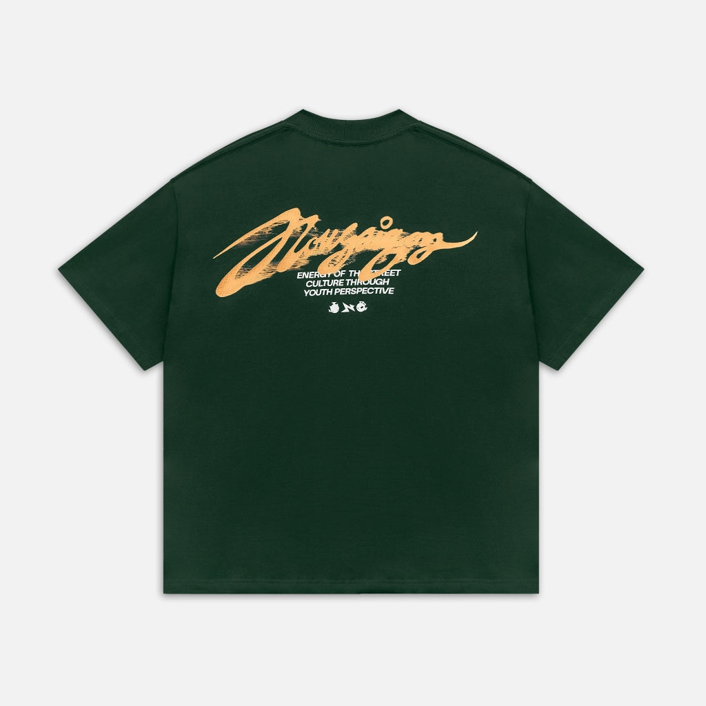 NEEDS OF WISDOM Blaze Tee - Green - Authentic Local Brand T-shirt