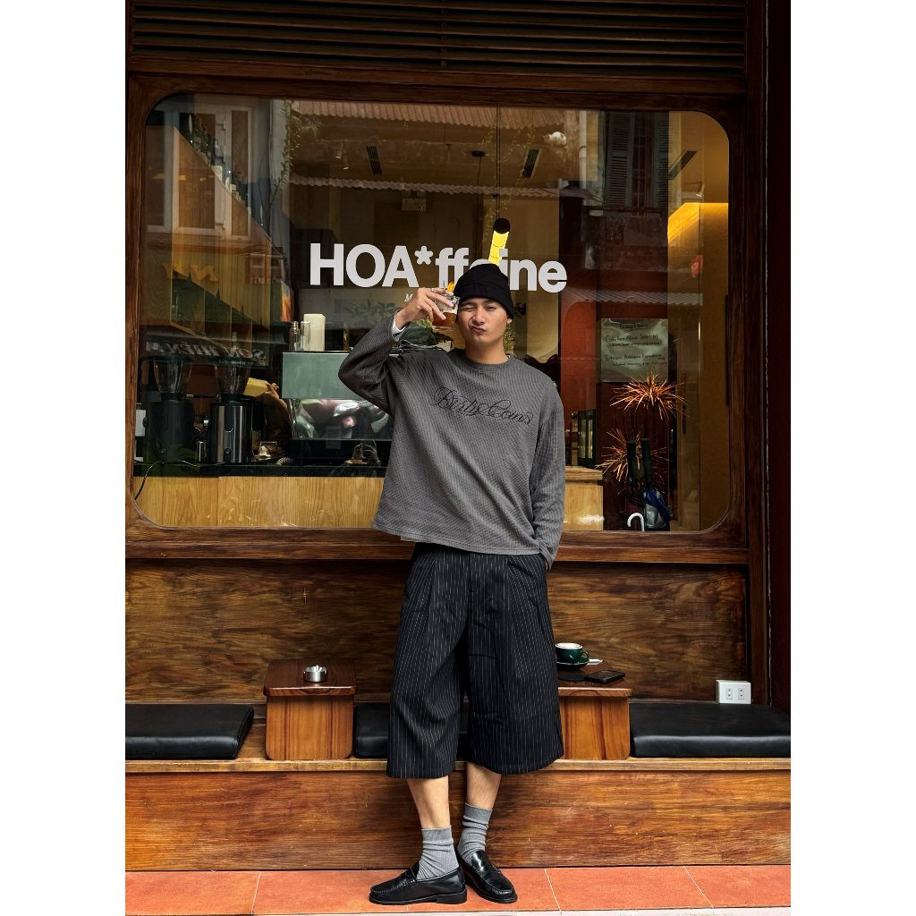 Waffle DirtyCoins Script Long Sleeve T-Shirt