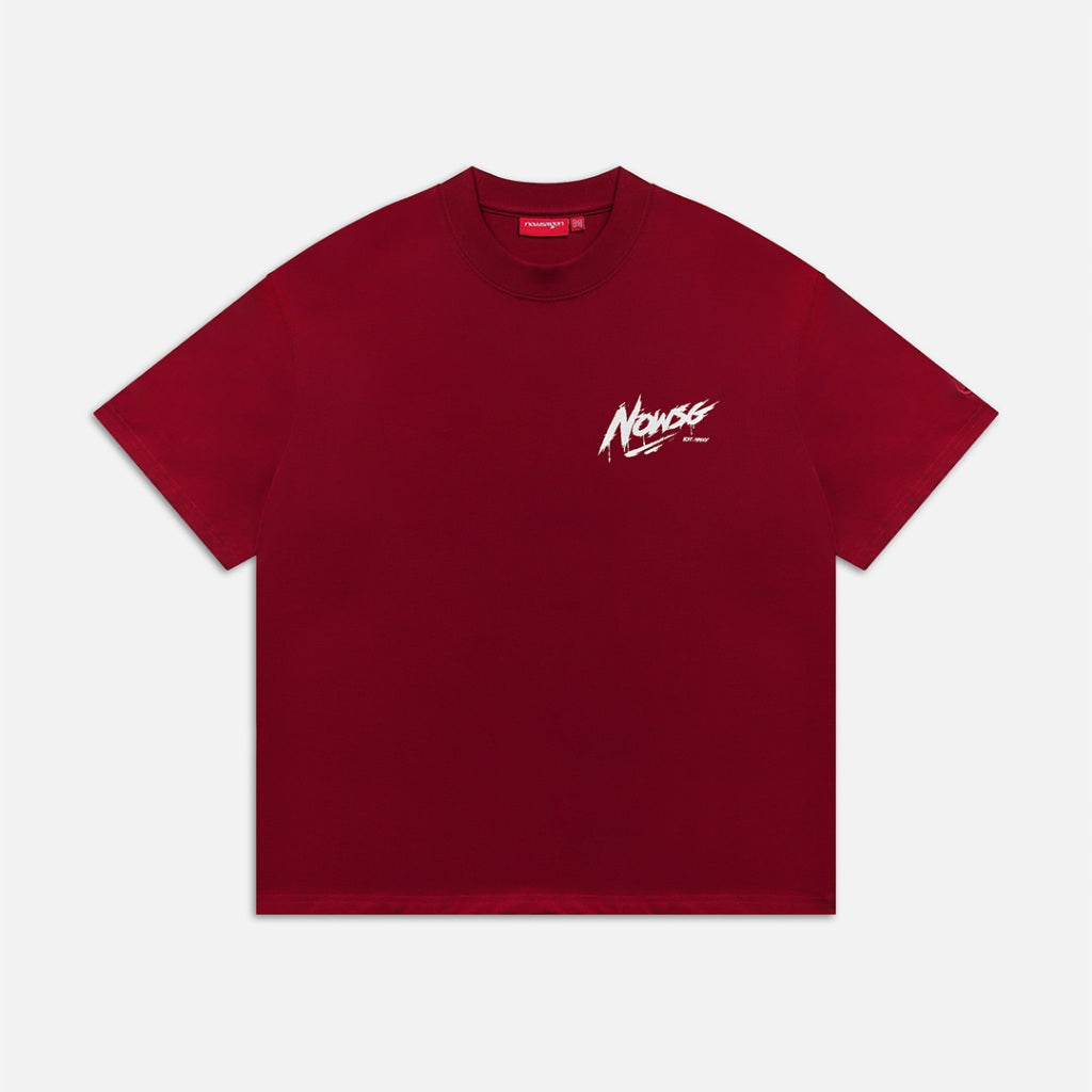 NEEDS OF WISDOM Signature Tee - Red - Genuine Local Brand T-shirt