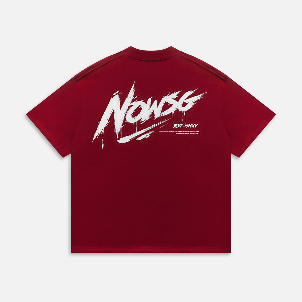 NEEDS OF WISDOM Signature Tee - Red - Genuine Local Brand T-shirt